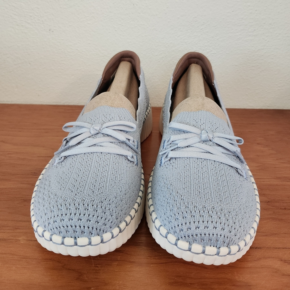 Skechers Light Blue Knit Sneakers